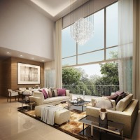 The Glades with high ceiling units next to Tanah Merah MRT